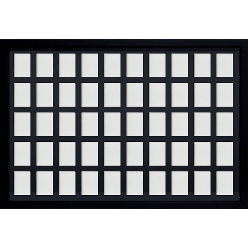 Trading Card Collector Frame 50 Position Black (91.5x61cm)