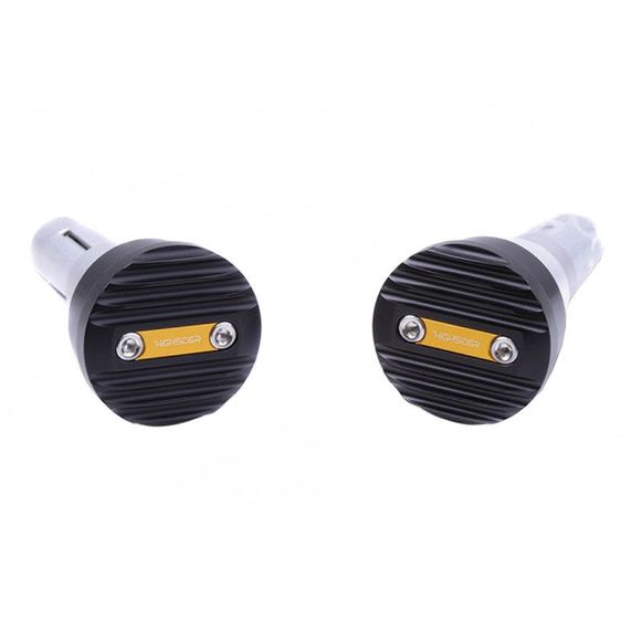 Highsider WAVE Universal Handlebar Ends - YellowRef: HGI0155