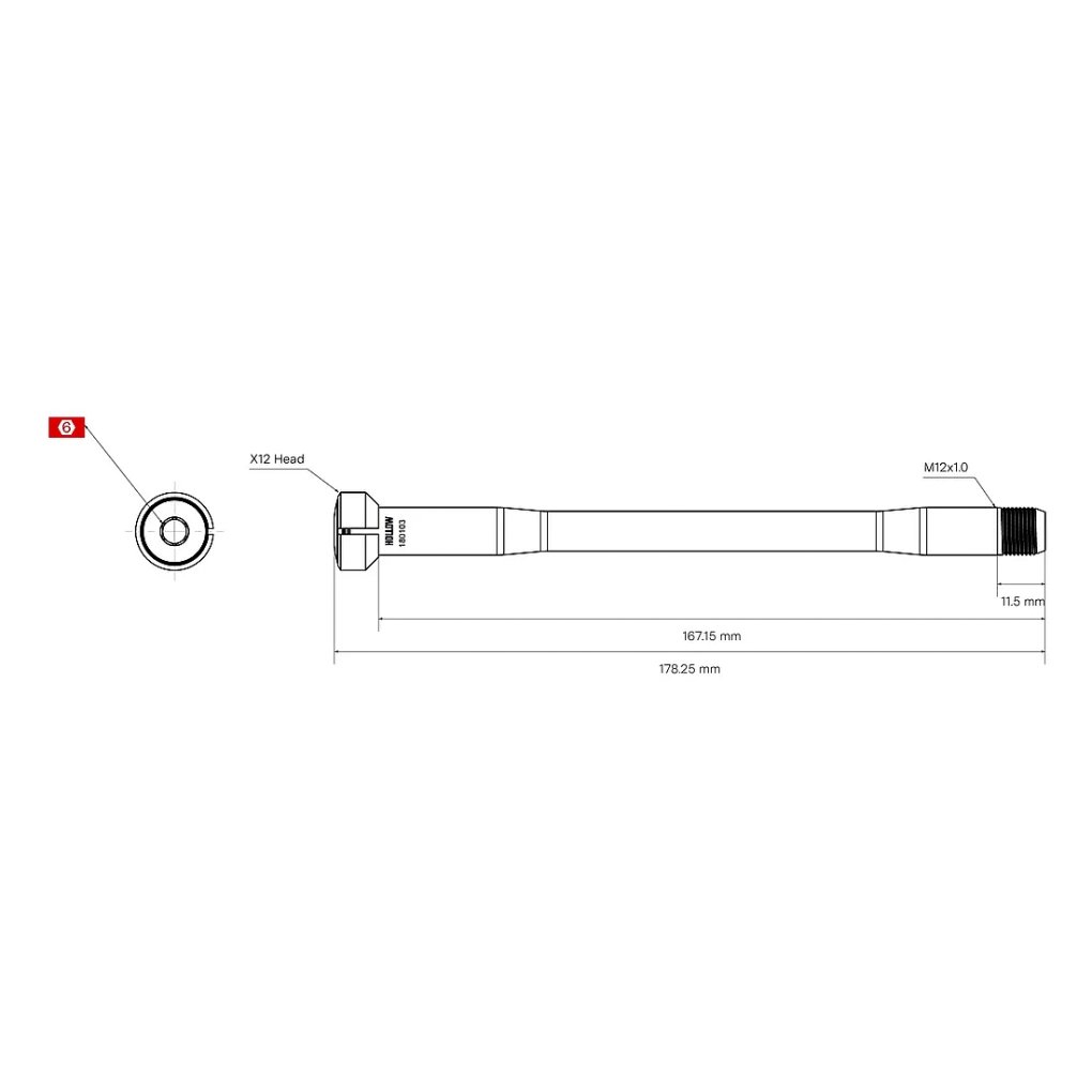 BMC Thru Axle Kit #6 | 12x142mm - 301769