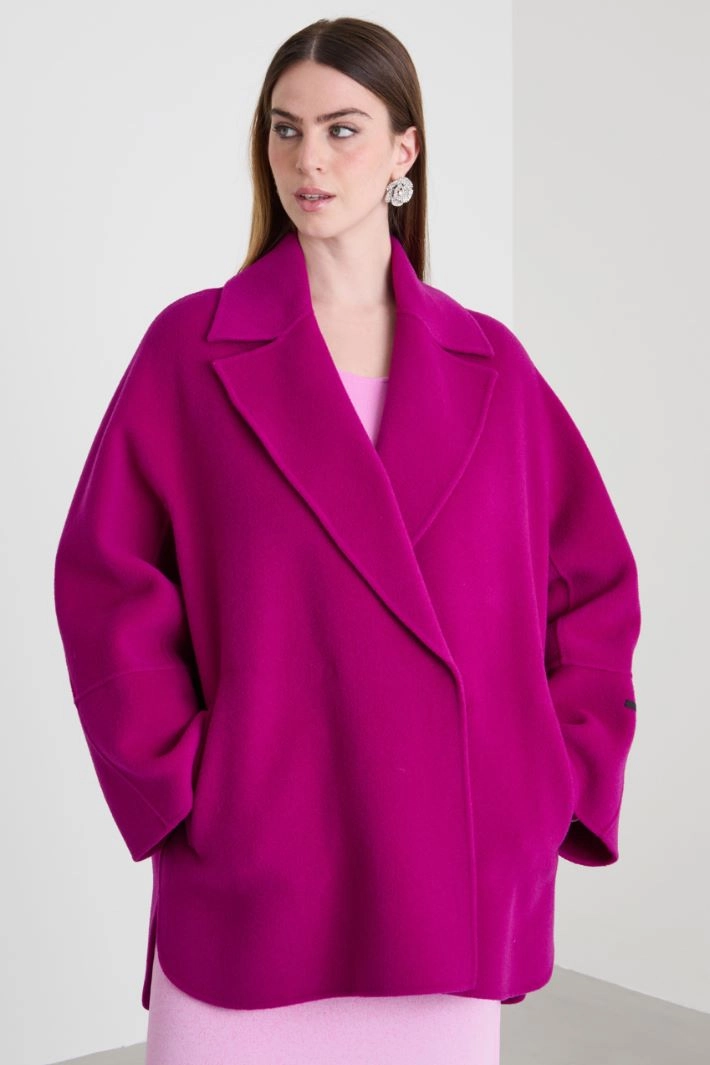 Wool coat - FUCHSIA