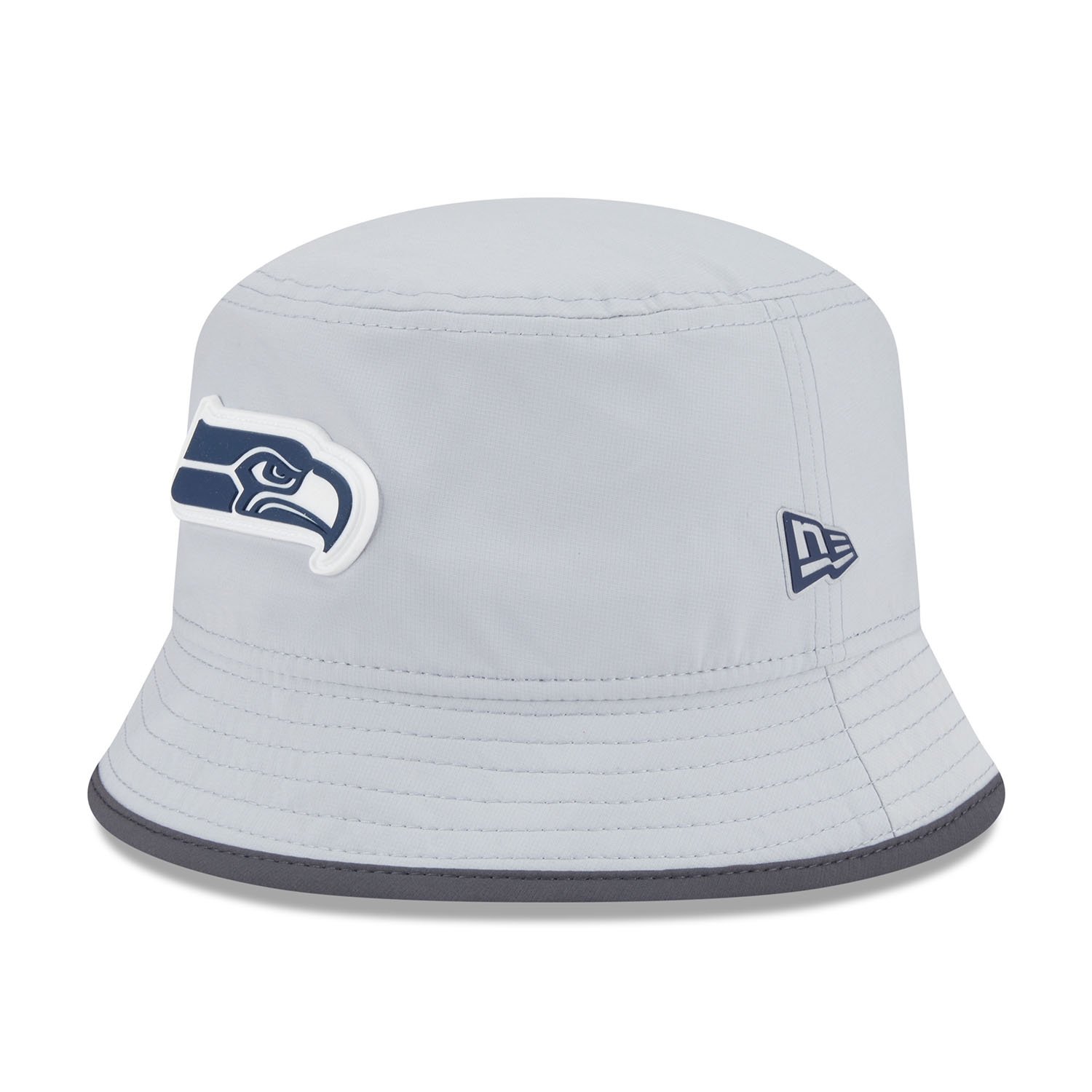 Seattle Seahawks 2025 NFL Training Camp New Era Stretch Bucket Hat CW Gray