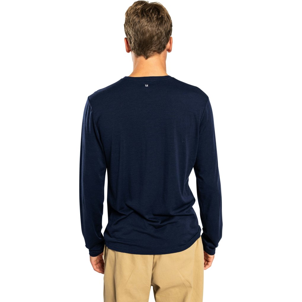 Ulvang Alltime Lead Longsleeve Tee Men - Navy Blue