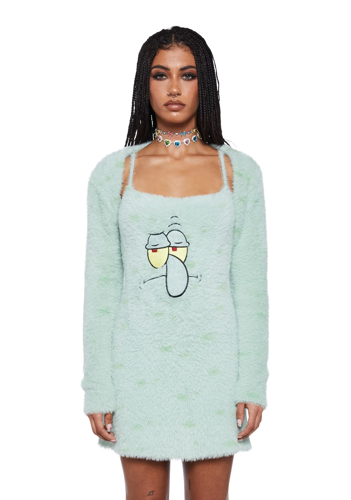 Squidward Soak Up My Love Dress And Shrug Set