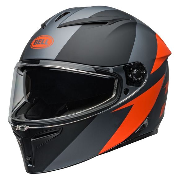 Casque intégral Bell LITHIUM - SHEAR - Gris / OrangeRef : EL0702