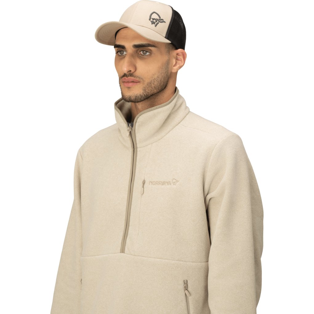 Norrona /29 Trucker mesh snap back Cap - Oyster Grey