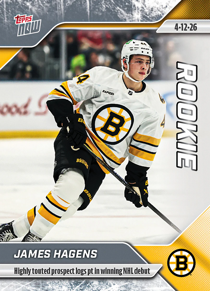 James Hagens - 2025-26 NHL Topps NOW® - Sticker # 147 Pack - PR: 1510