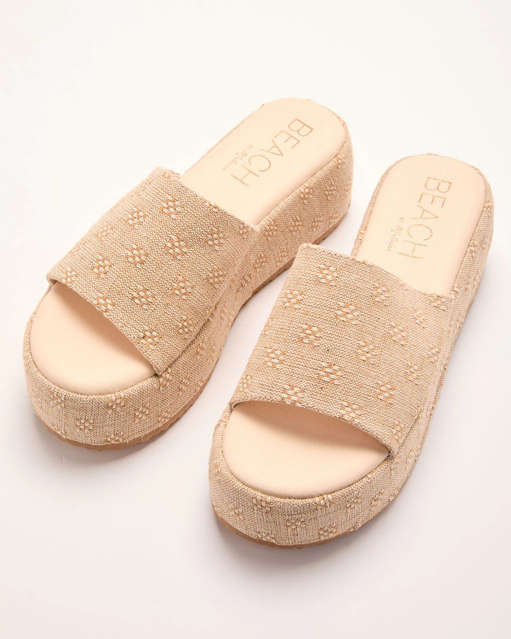 Whispered Muse Twill Platform Sandal