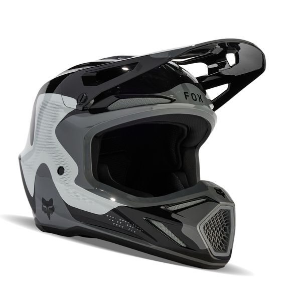 Fox V3 cross Helmet - REVISE 2024 - Black / GreyRef: FX4079
