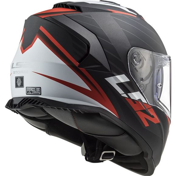 Casque intégral LS2 FF800 - STORM II - NERVE - Noir / RougeRef : LS0818