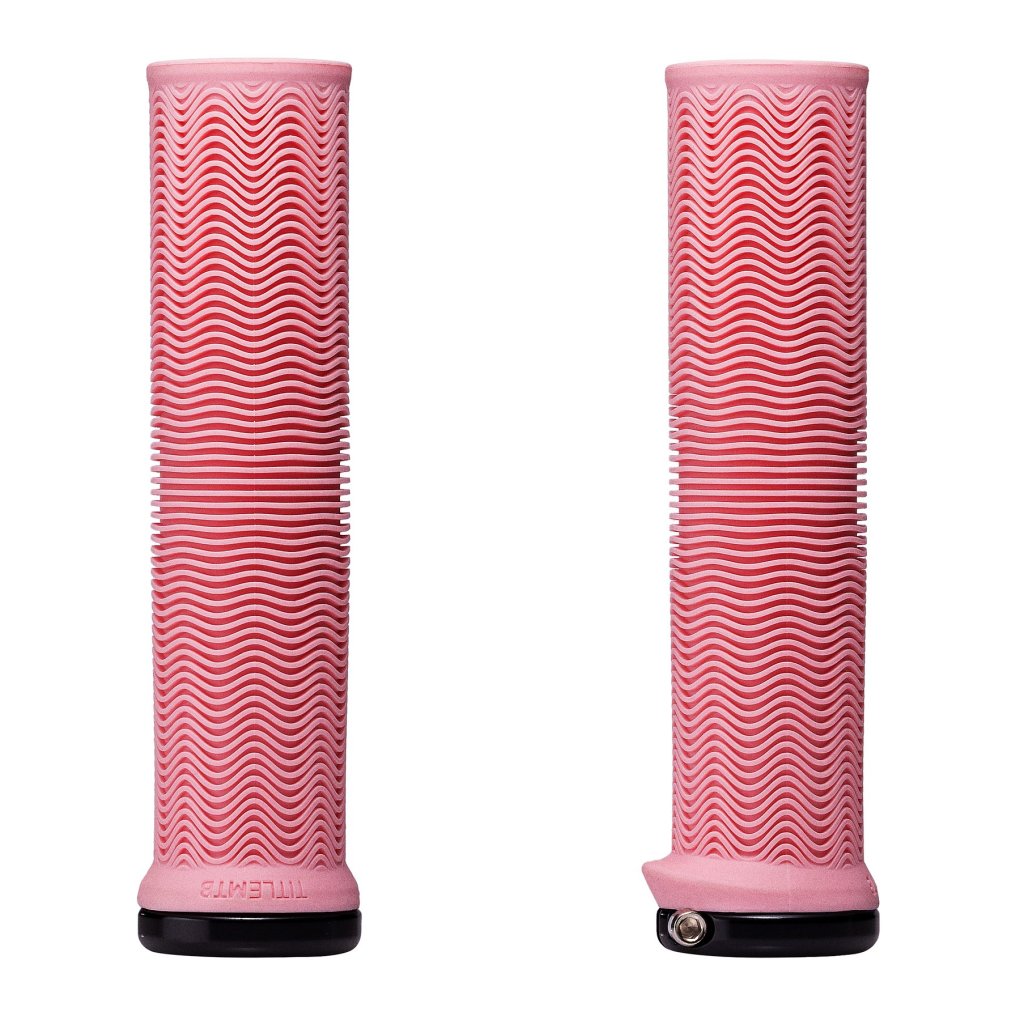 Title L01 Handlebar Grips - MTB | Lock-On - pink