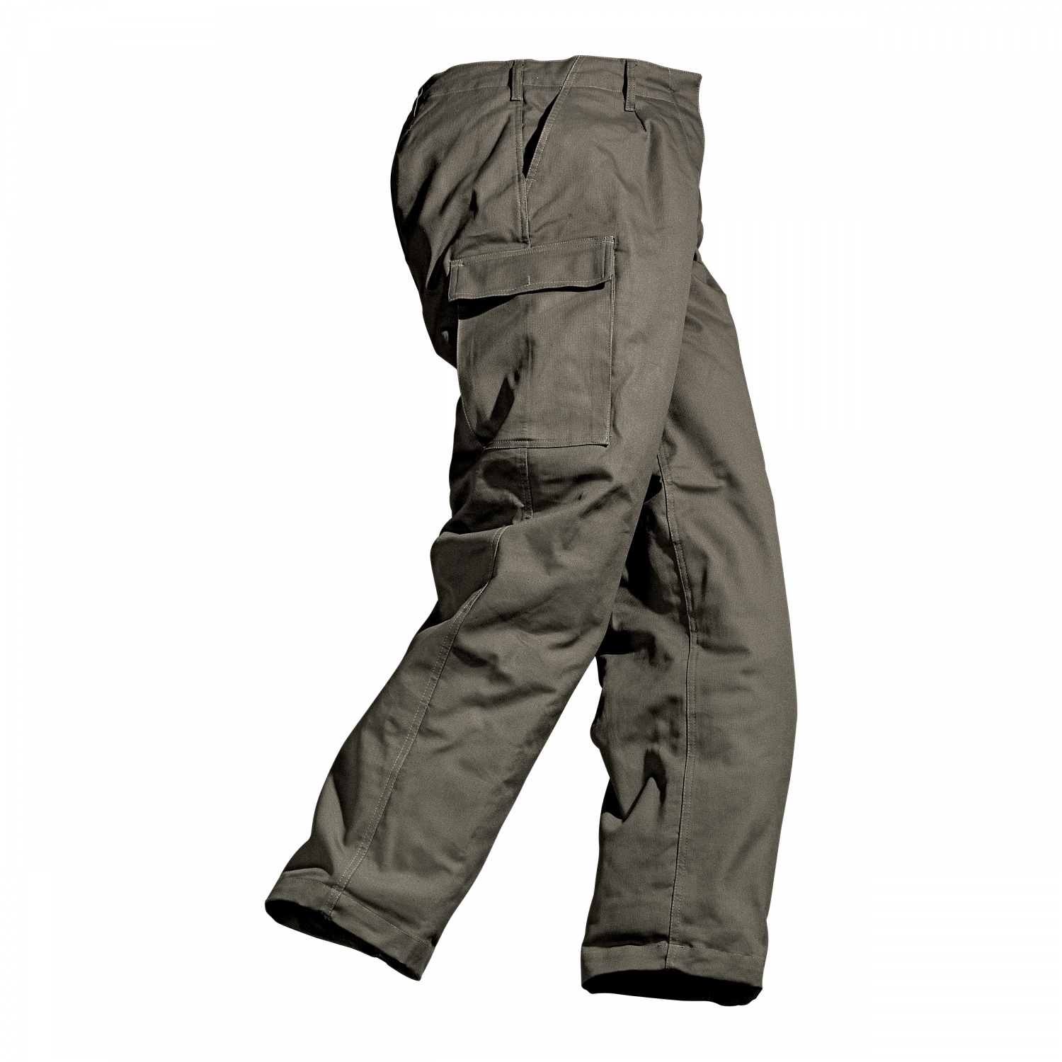 Bundeswehr Moleskin Thermal Trousers For Men (Olive)