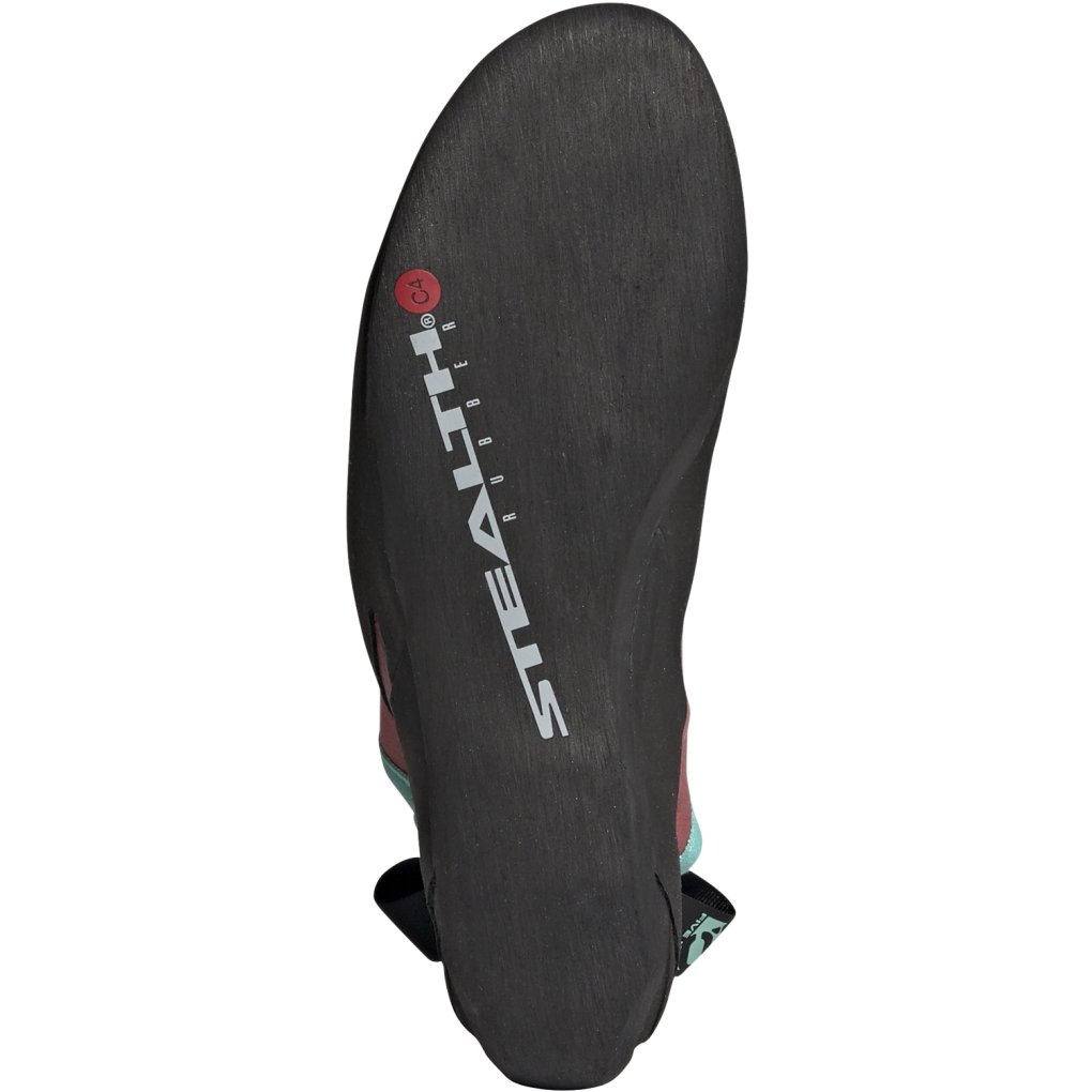 Five Ten Niad Lace Climbing Shoes Women - Core Black / Crew Red / Acid Mint
