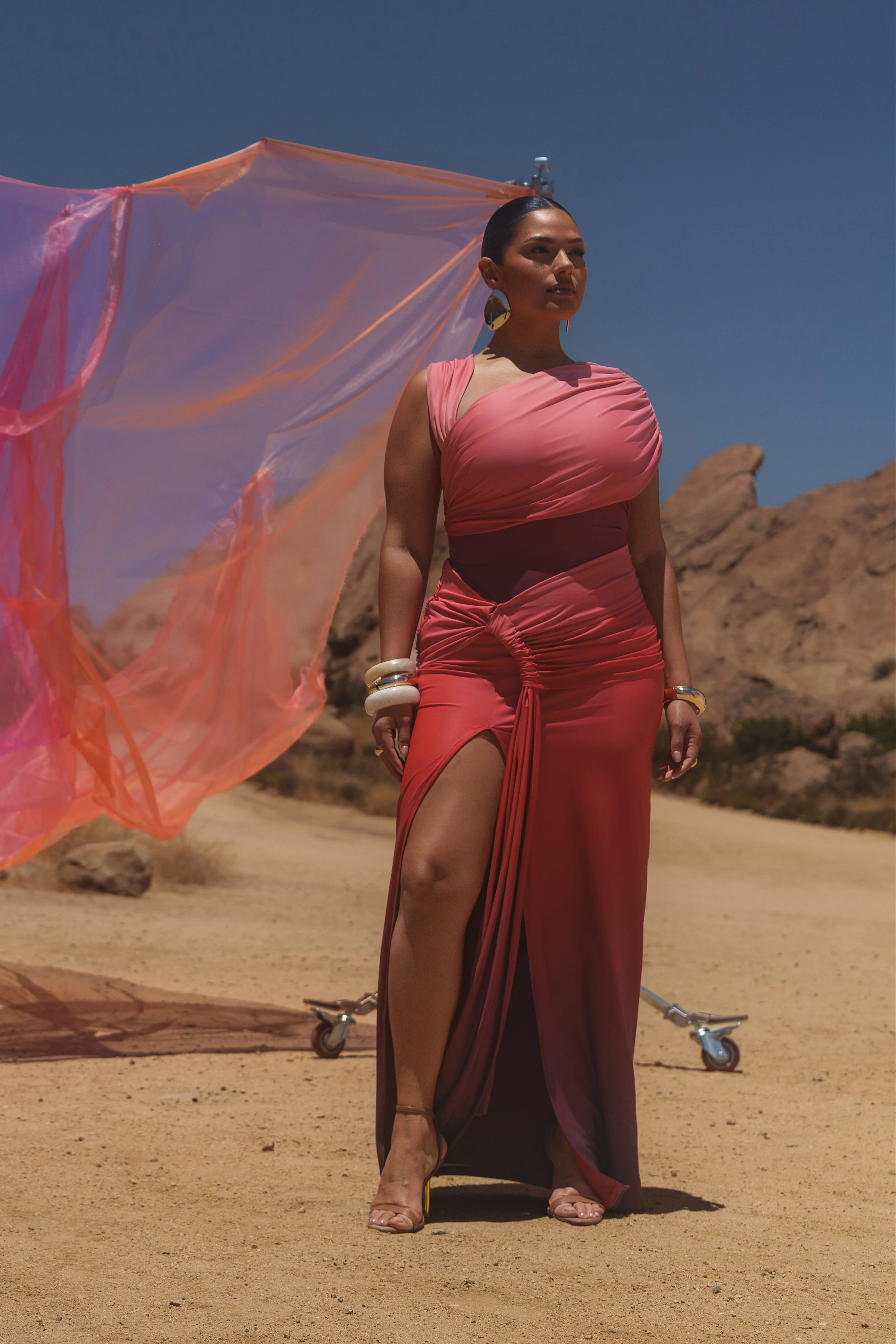 Terra Sol Muse Draped Maxi Skirt