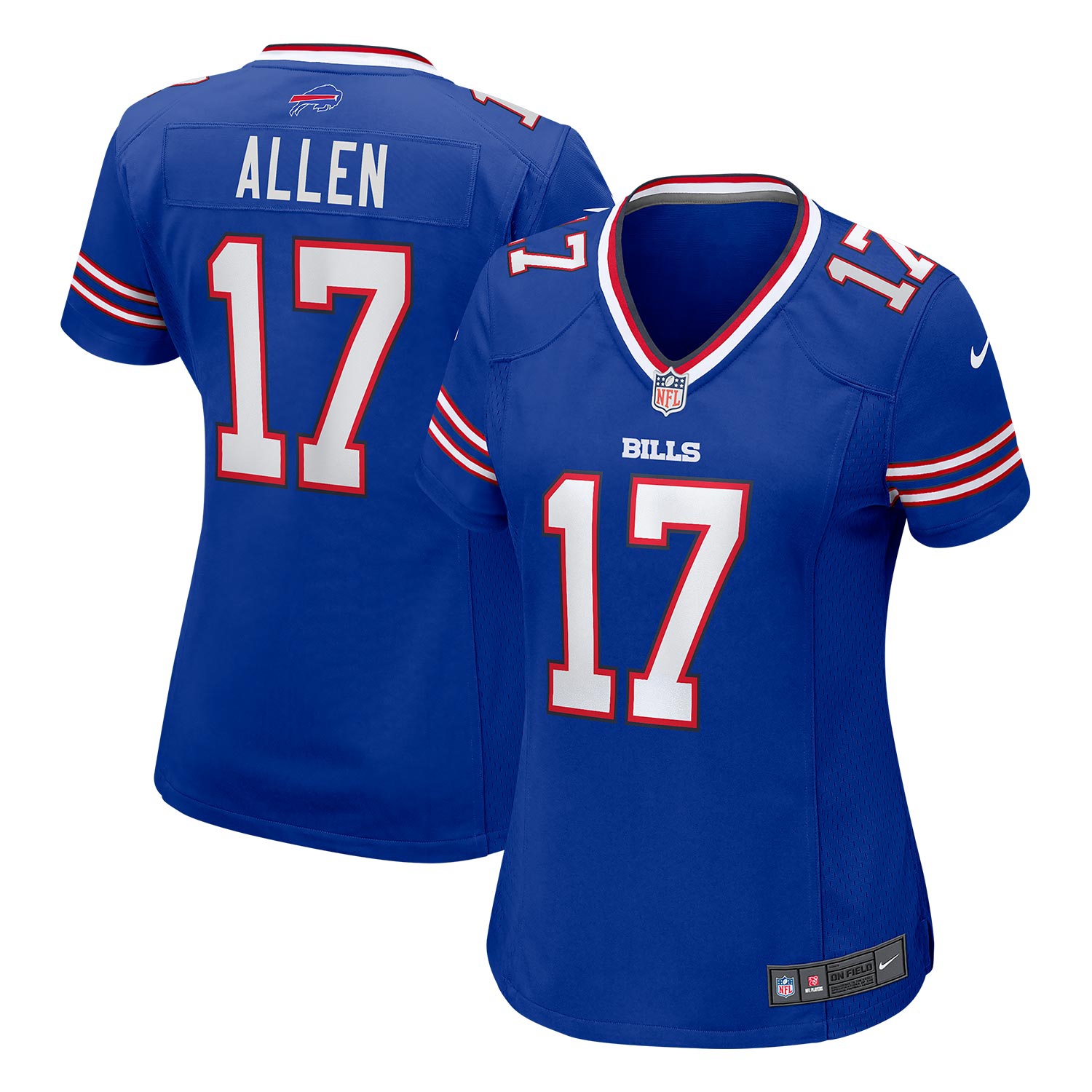 Josh Allen #17 Buffalo Bills Nike Game NFL Jersey Blue (WOMEN'S)