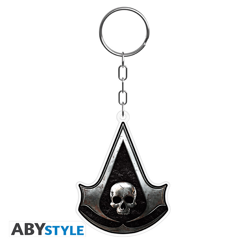 ASSASSIN'S CREED Acryl® Keychain Crest Black Flag