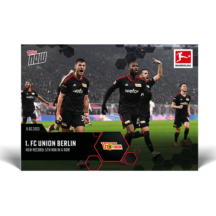Topps UK - New record: 5th win in a row - Bundesliga TOPPS NOW® Card #134
