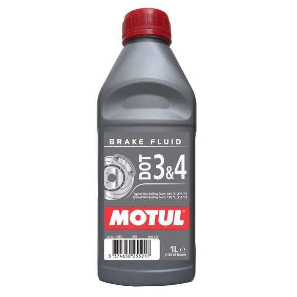 Liquide de frein Motul DOT 3 & 4 1L UniverselRef : MOT0126 / 105835