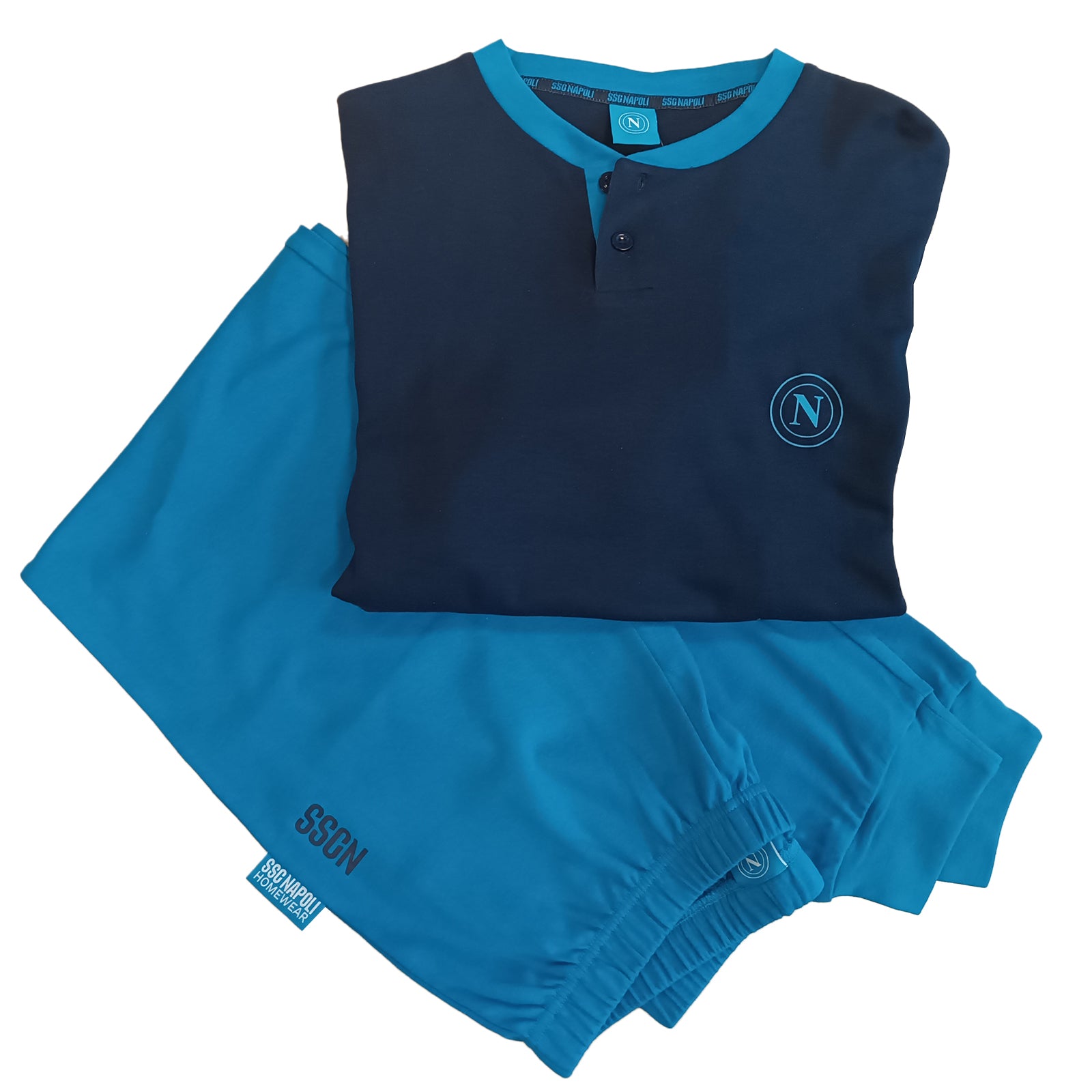 SSC Napoli Dark Blue Serafino Pajamas
