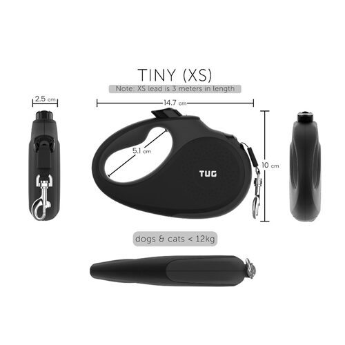 Tug 360° Tangle-Free Retractable Leash - XS - 3 M