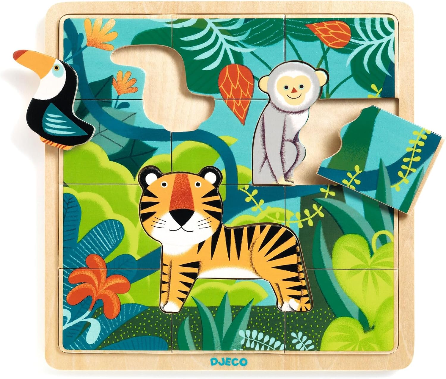 Puzzlo Jungle Br Wooden Puzzle