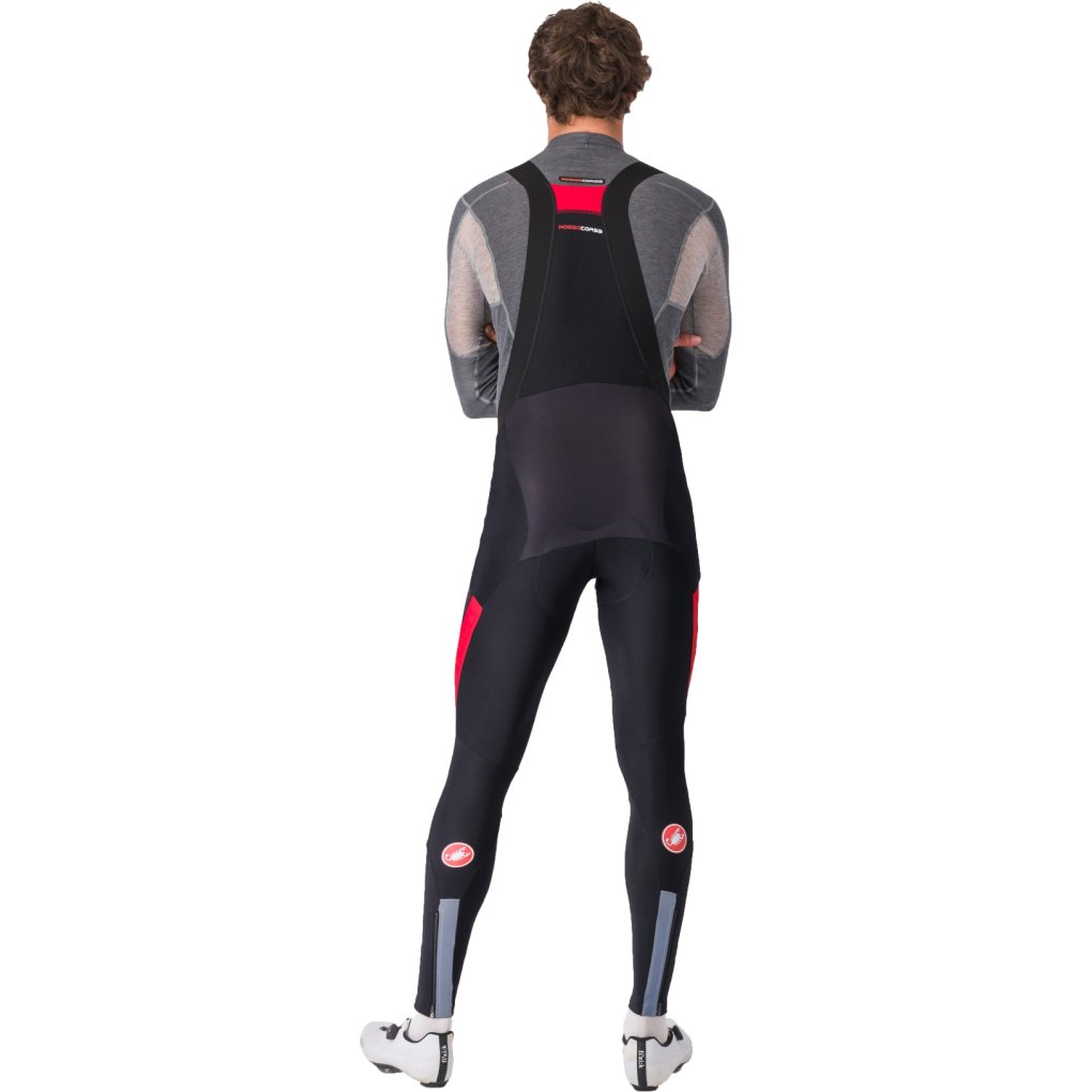 Castelli Sorpasso RoS Bibtights Men - black red 023