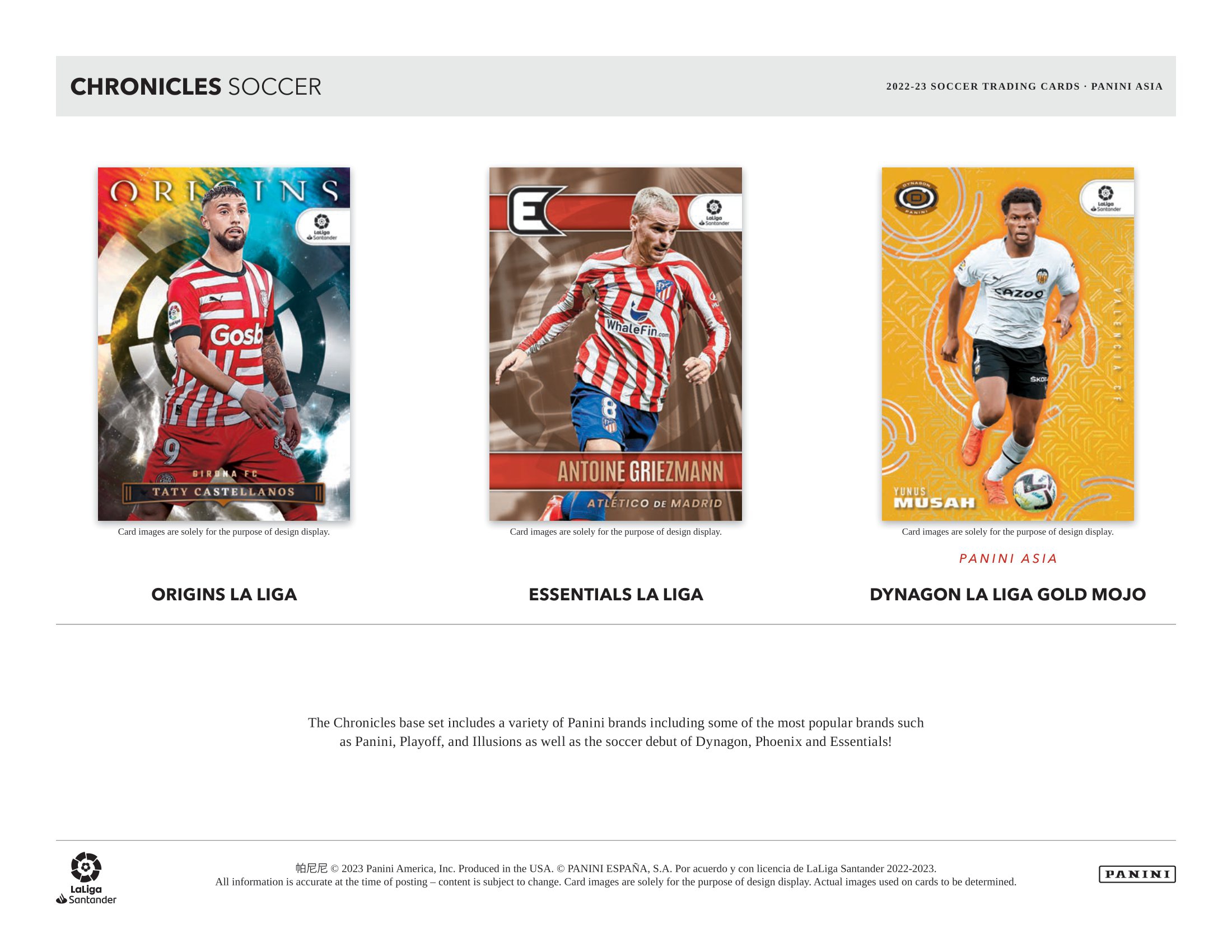 2022/23 Panini Chronicles Soccer Tmall Asia Box