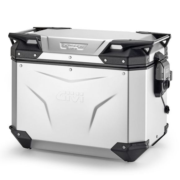 Valise Givi OUTBACK EVO 48L ANODISE GAUCHE SANS BARILLET (BARILLET SLR..) Universel - GrisRef : GI2652 / OBKEV48AAL