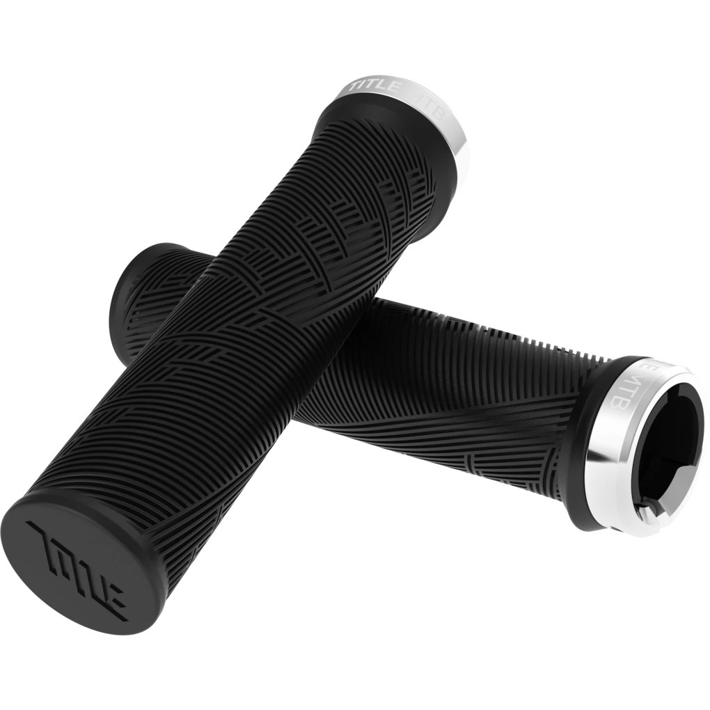 Title FORM Lock-On Grips Regular - black with chrome clamp