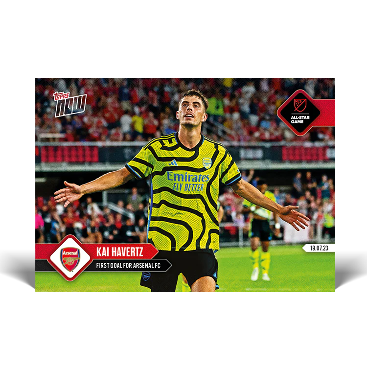 Topps UK - First goal for Arsenal FC - ARSENAL TOPPS NOW® Card #005