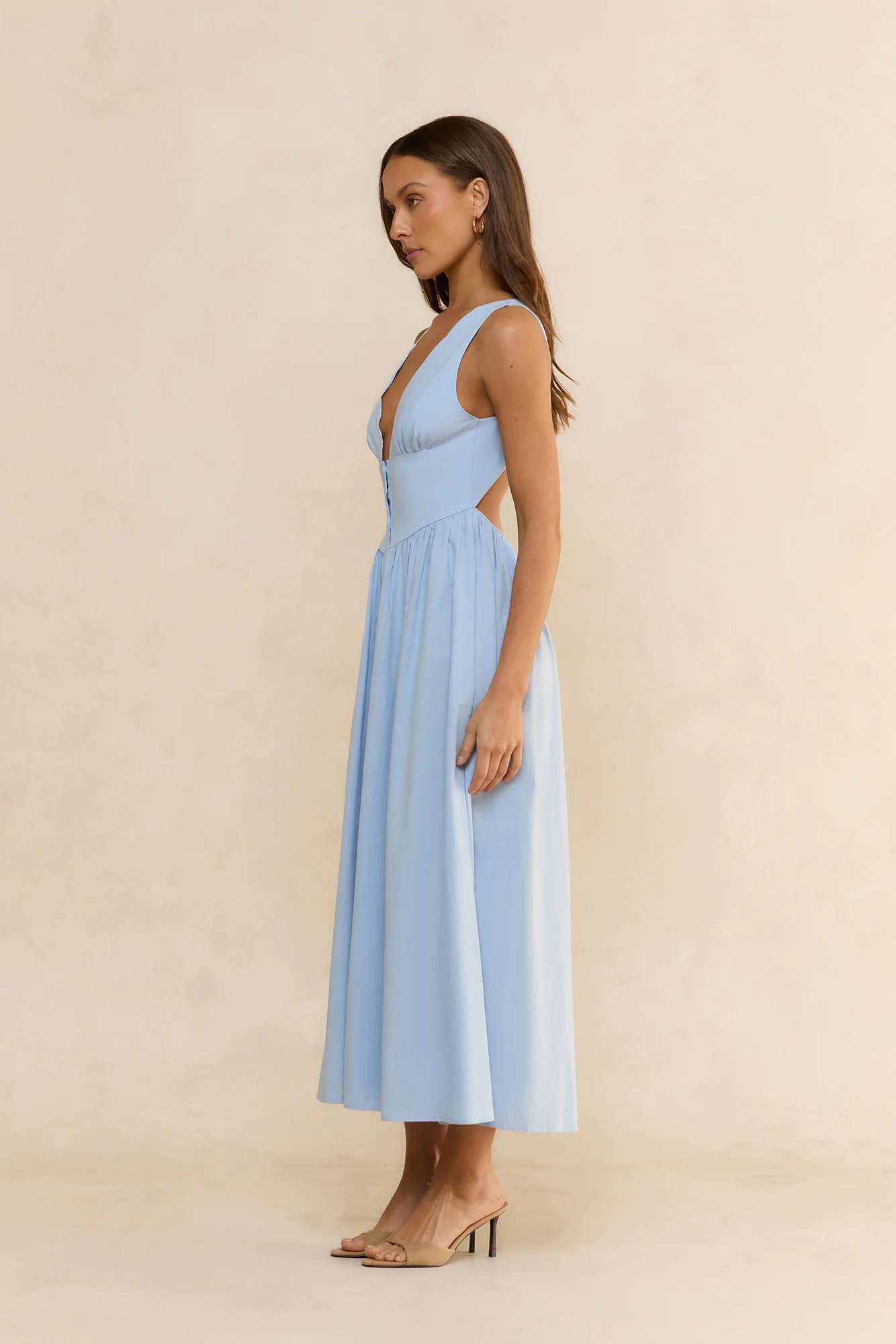 Chasing Daylight Maxi Dress Blue