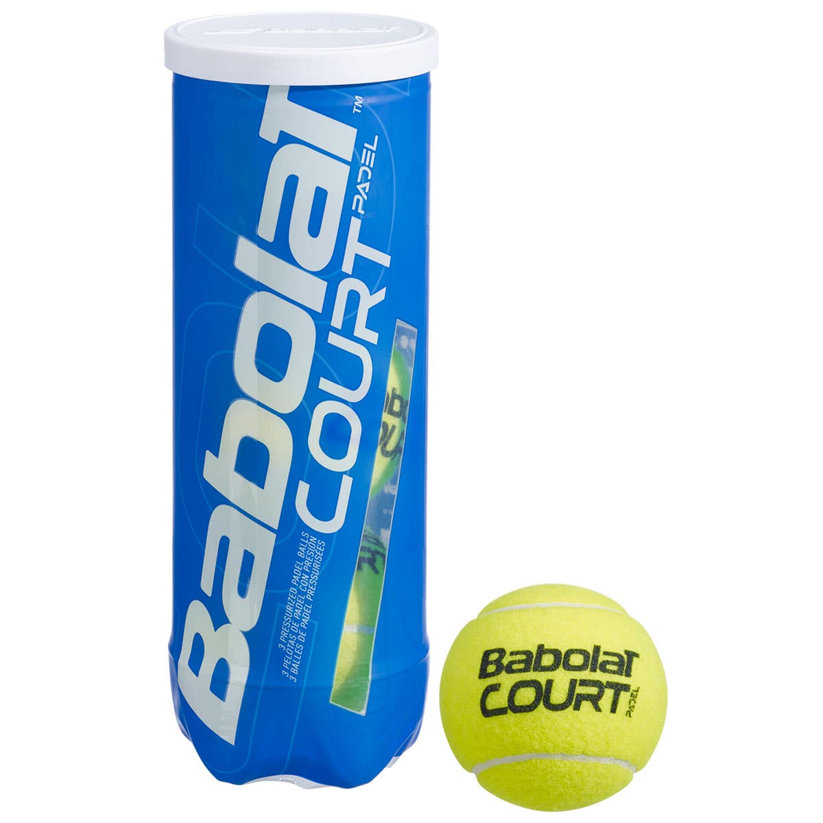 BABOLAT COURT PADEL X3 BALLS CANISTER