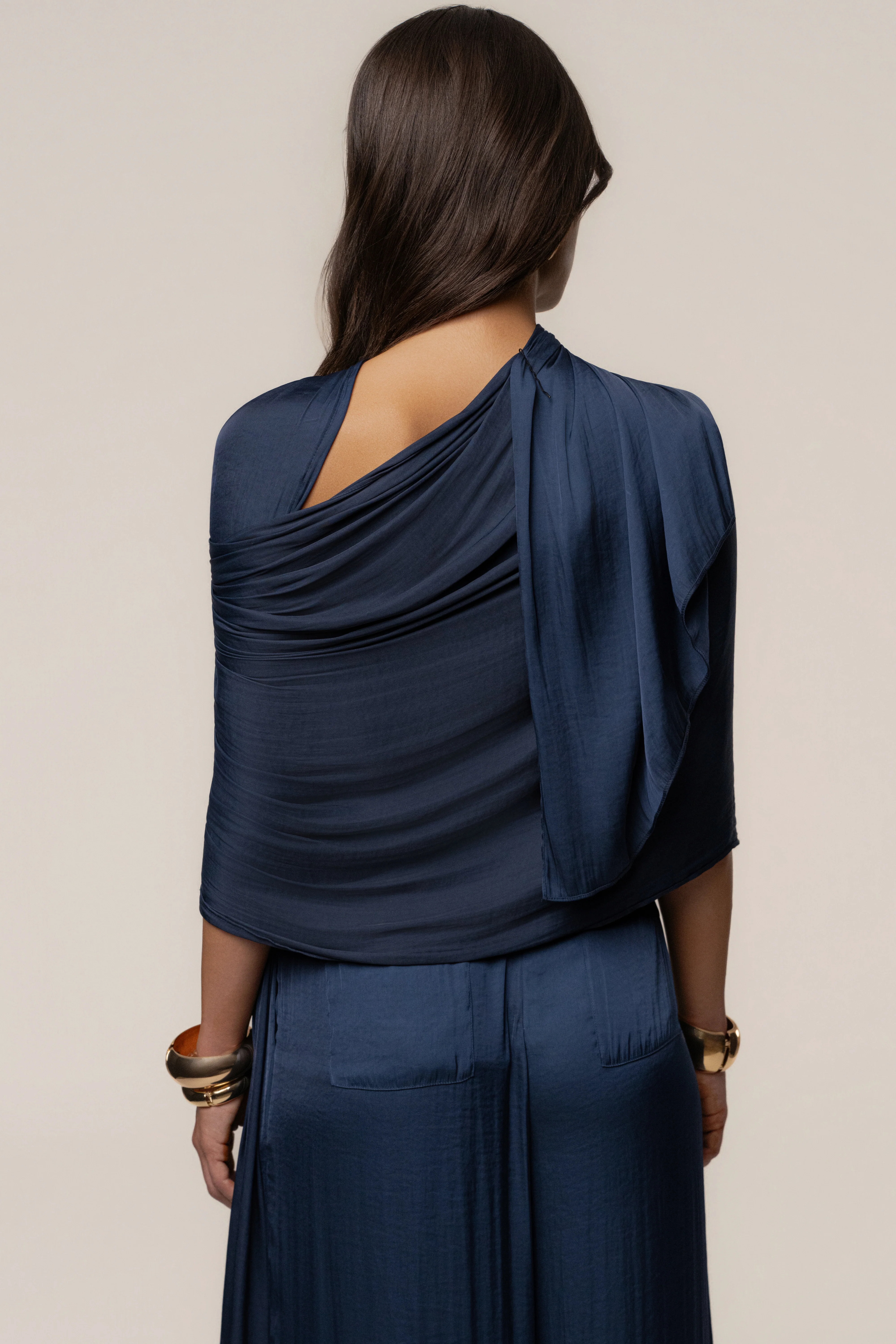 Blue Marina Multi-Wrap Scarf