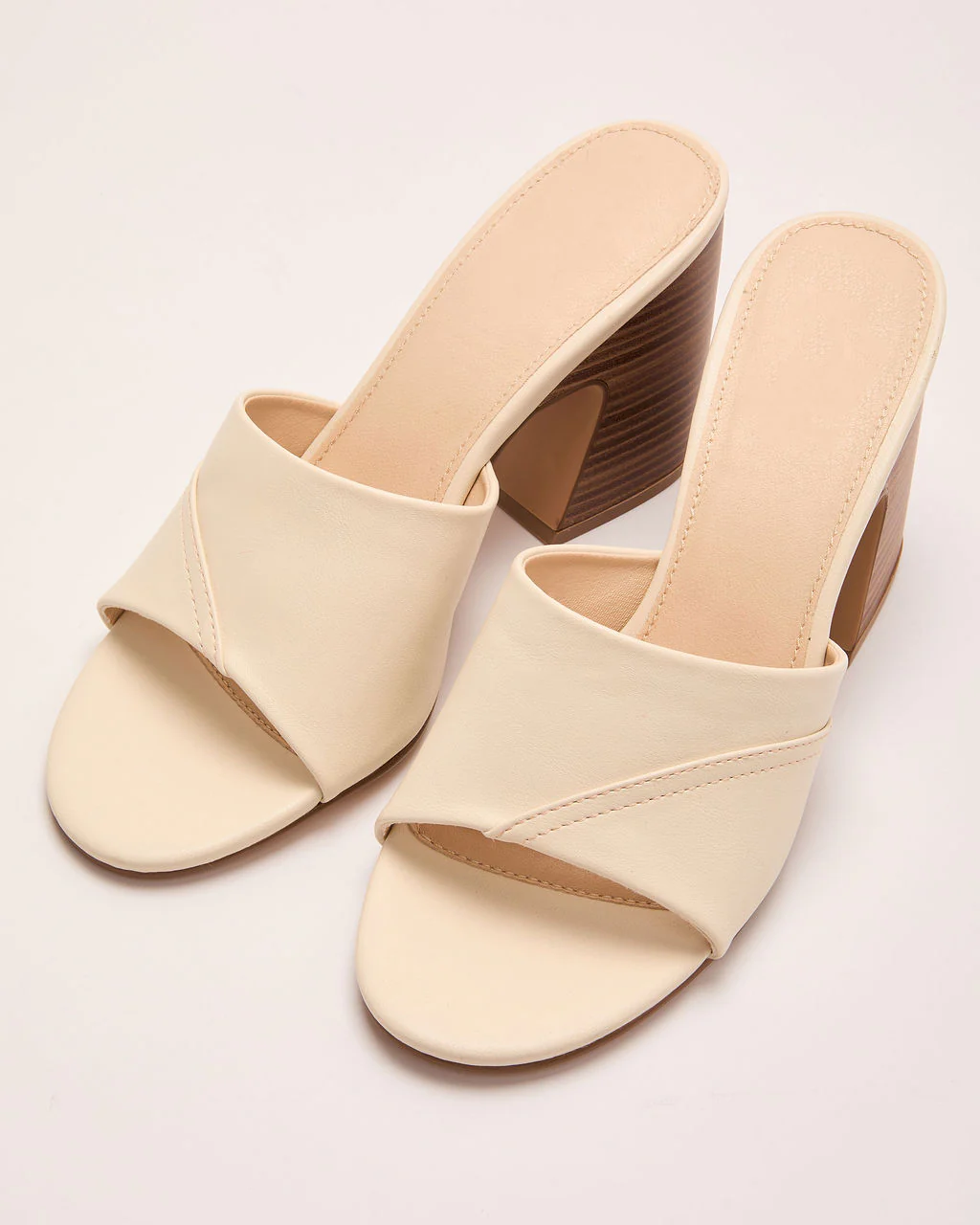 Ameliah Vegan Leather Heel Mules