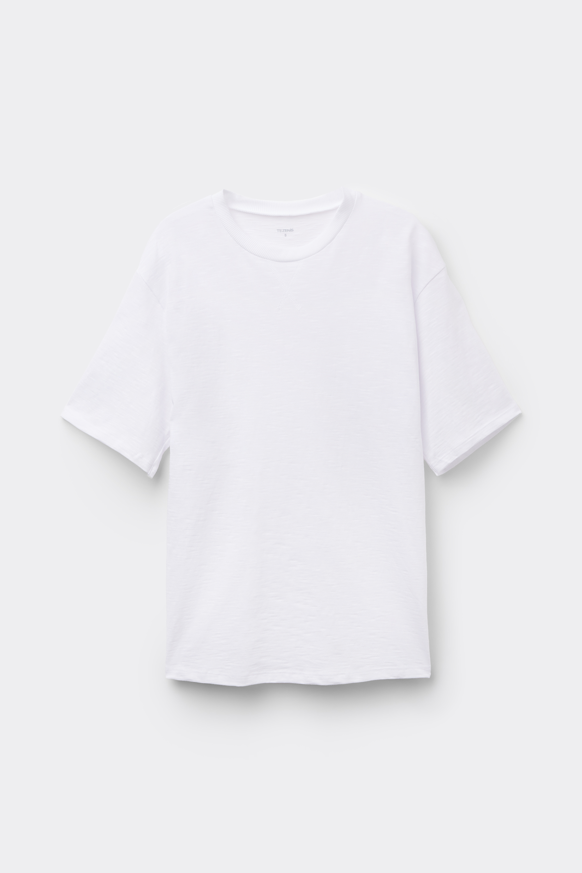 100% Slub Cotton Round Neck T-shirt
