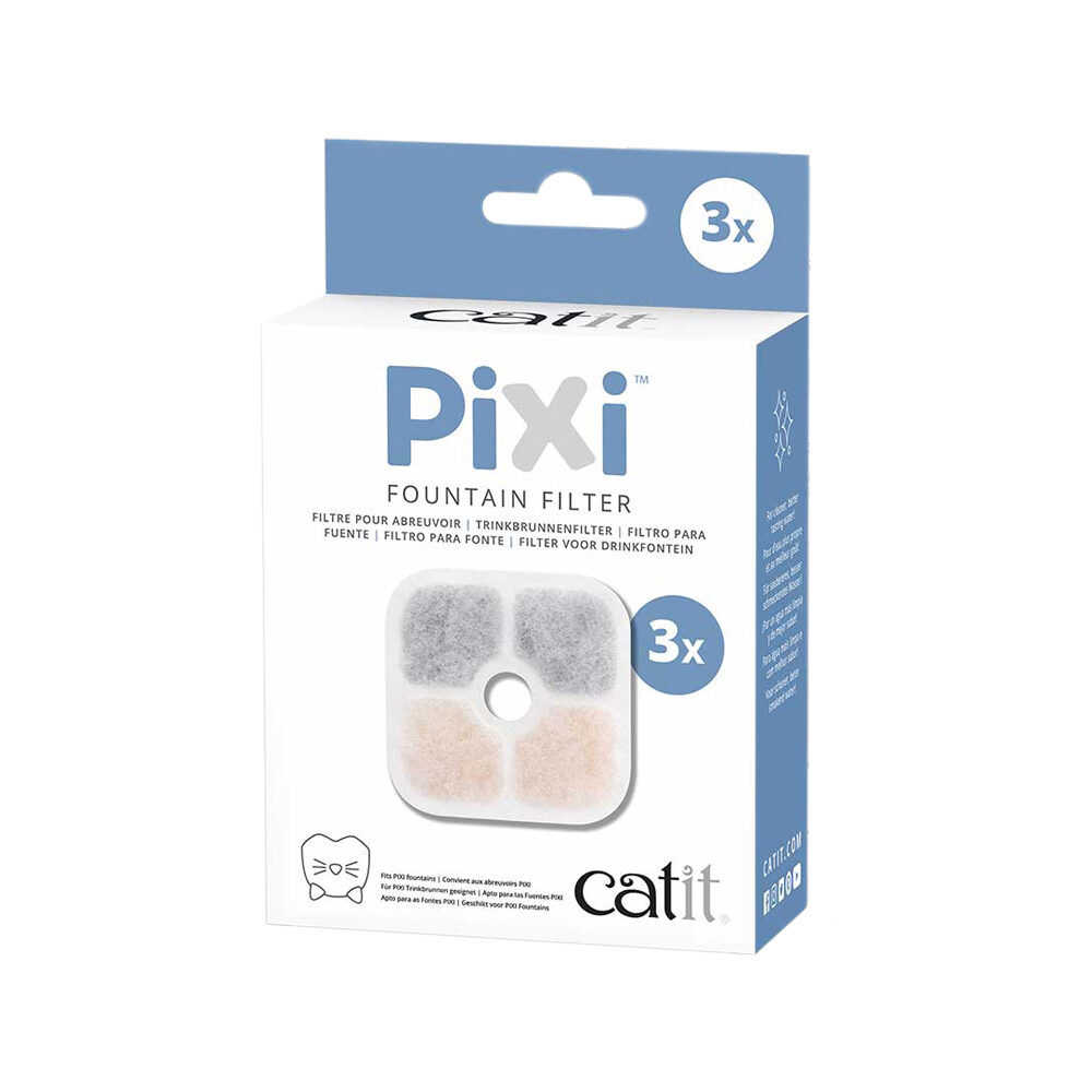 Catit PIXI Drinking Fountain Filters - 3 pieces x 2