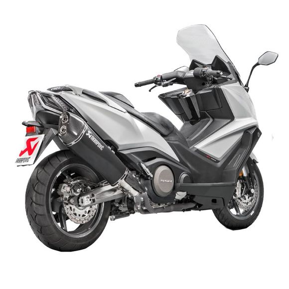 Akrapovic stainless steel silencer black carbon tipRef: s-ky5so1-hraassbl / 18113506