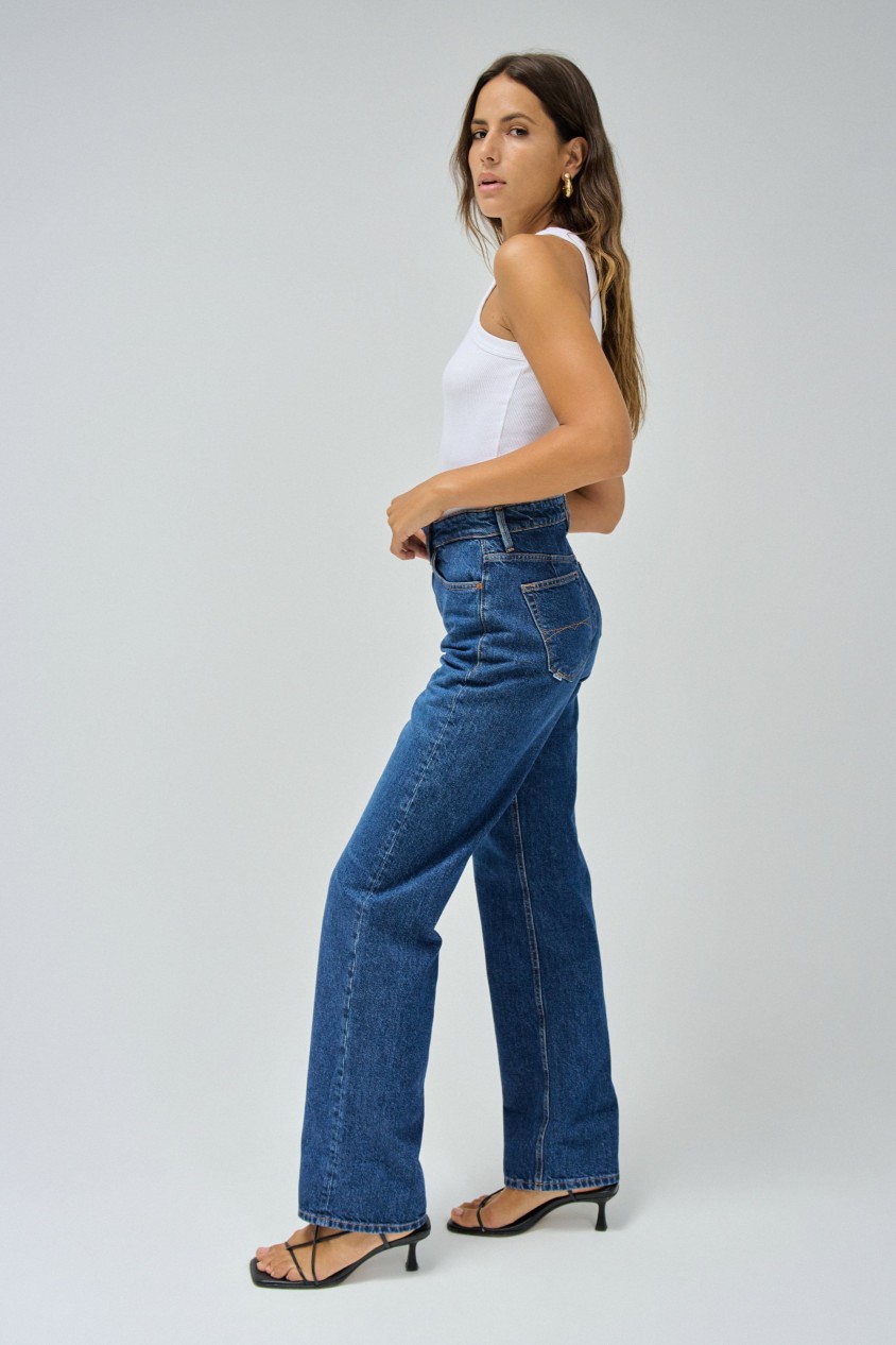 TRUE STRAIGHT WITH CUFF JEANS