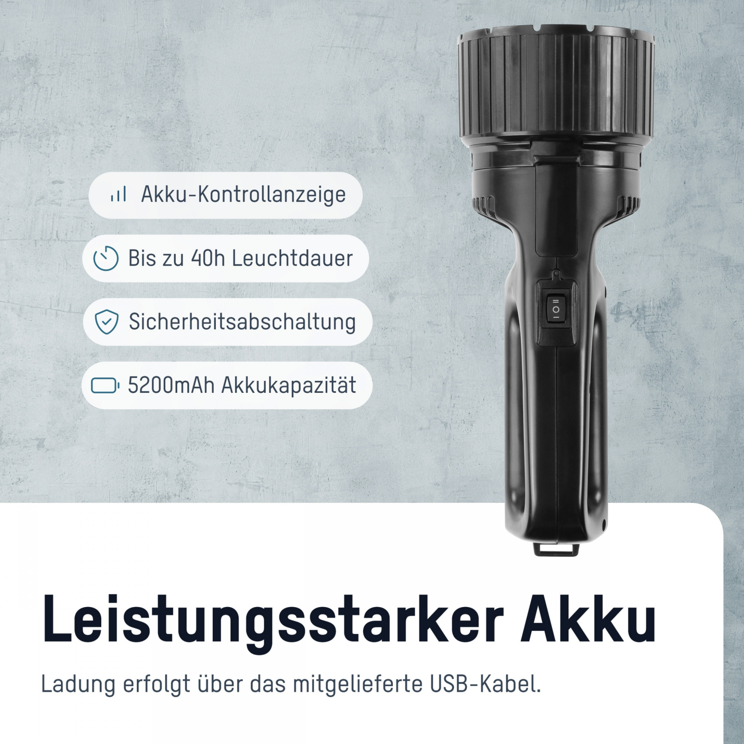 Ansmann Future HS1000FR handheld spotlight