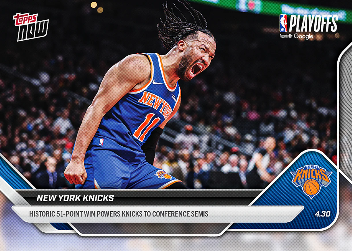 New York Knicks - 2025-26 NBA Topps NOW® - Card 285