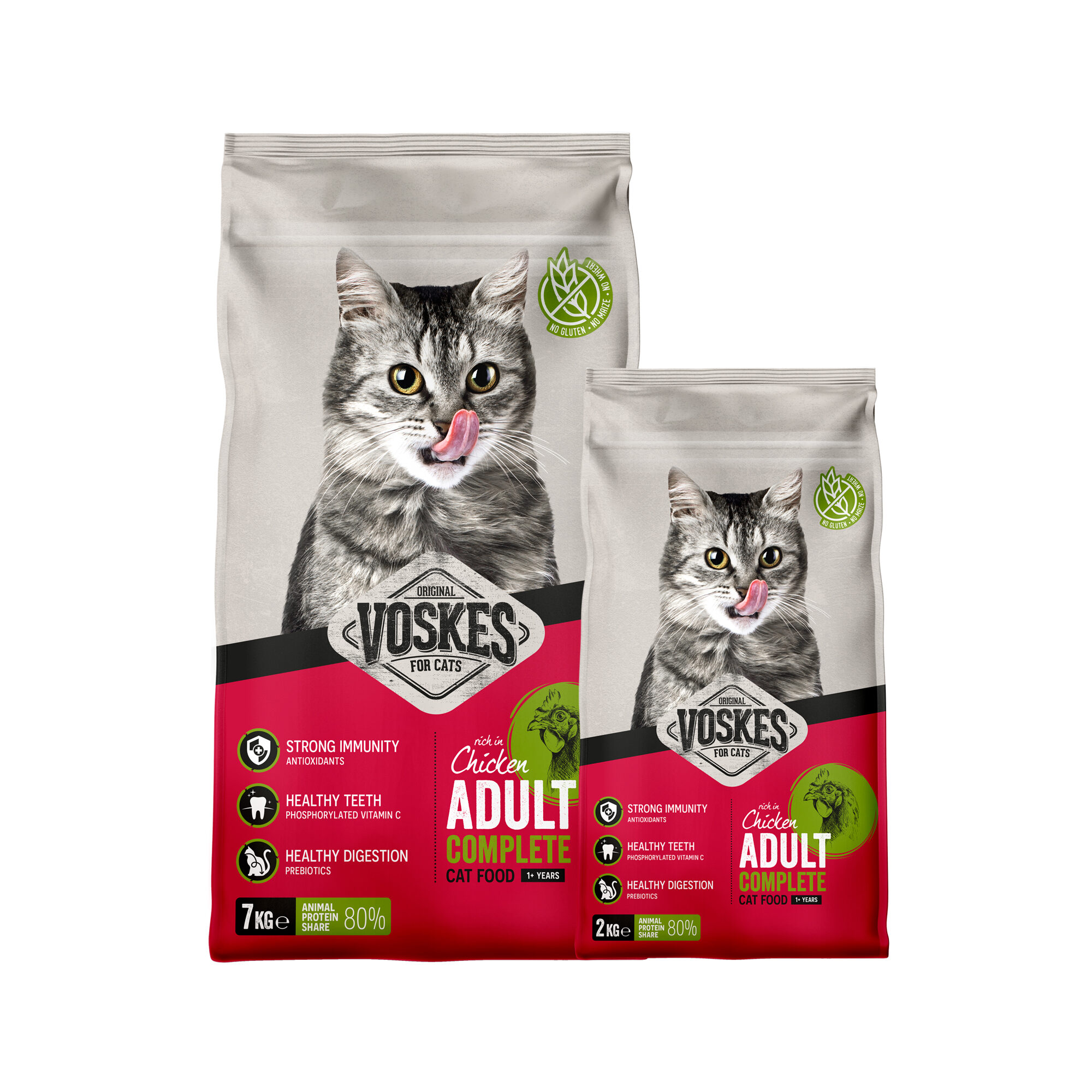 Voskes Adult Cat Food - Chicken - 2kg