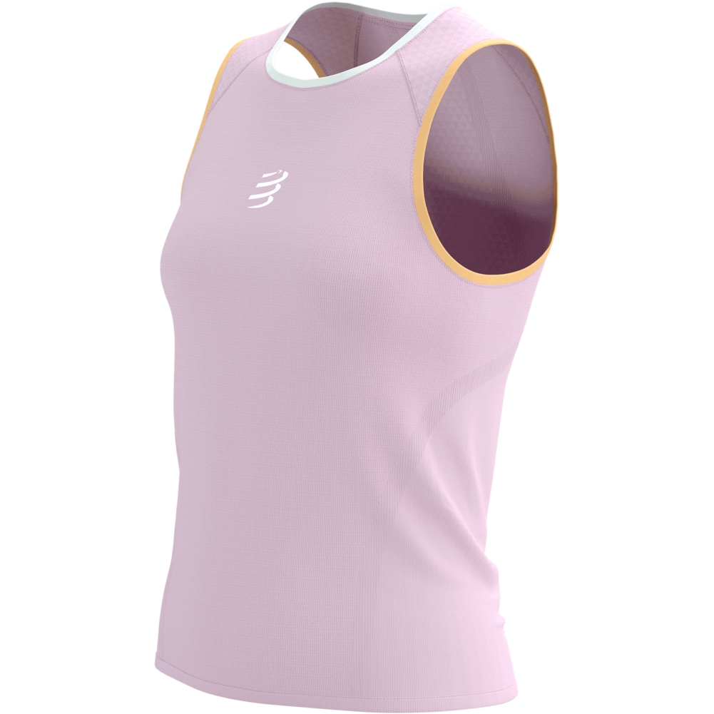 Compressport Trail Racing Tank Top Women - roseate
