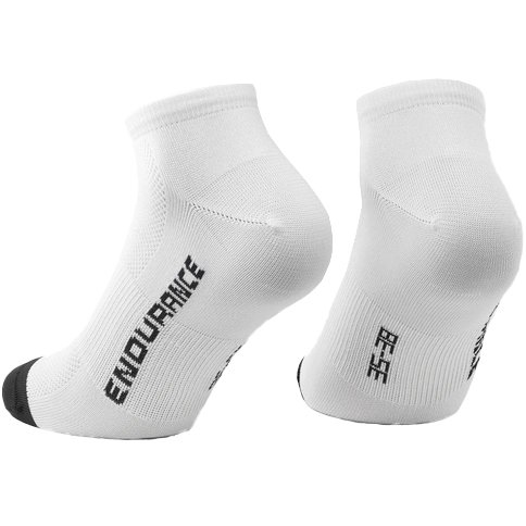Assos Endurance S11 Low Socks - white series