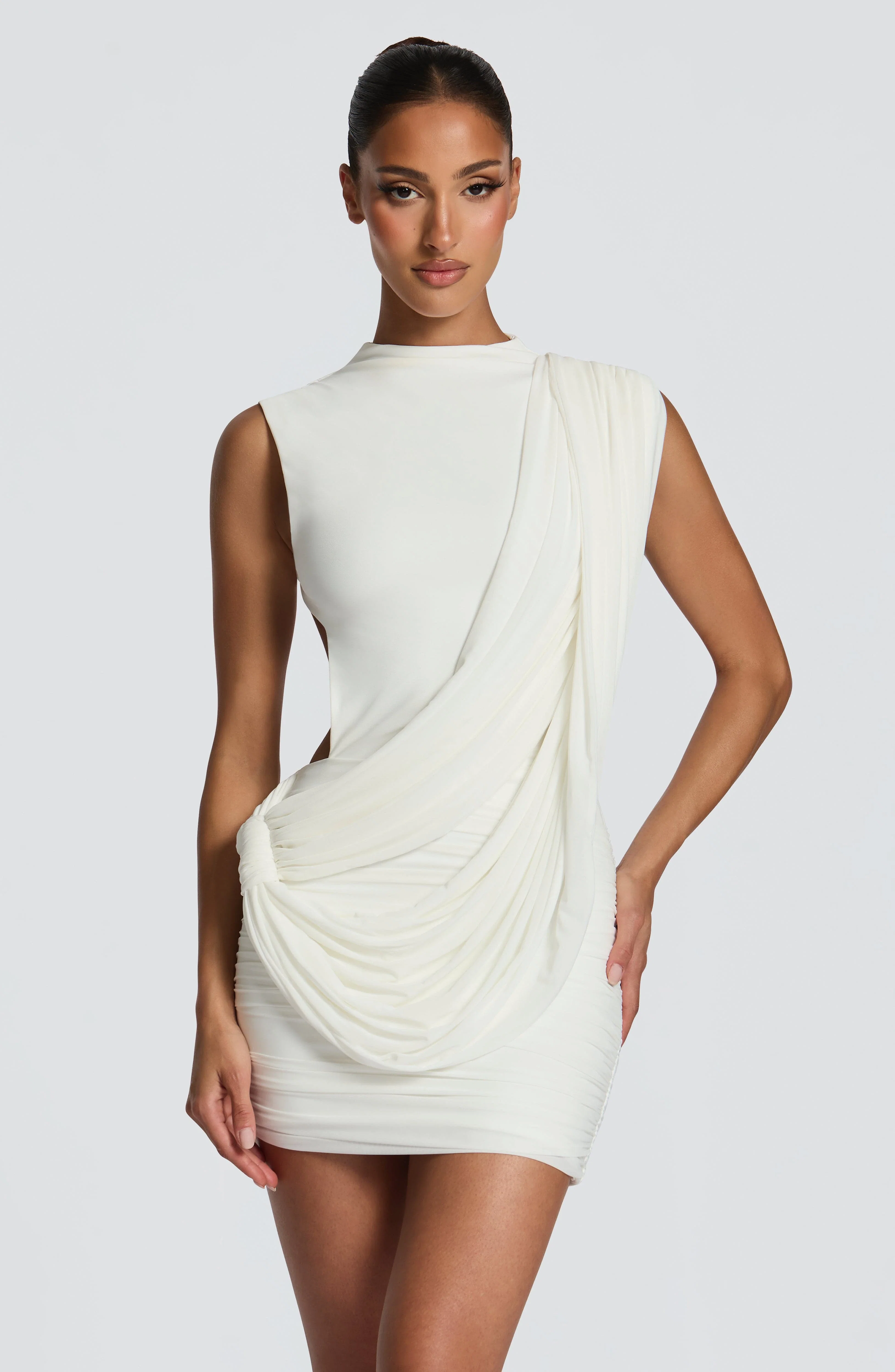 Mireya Mini Dress - Ivory