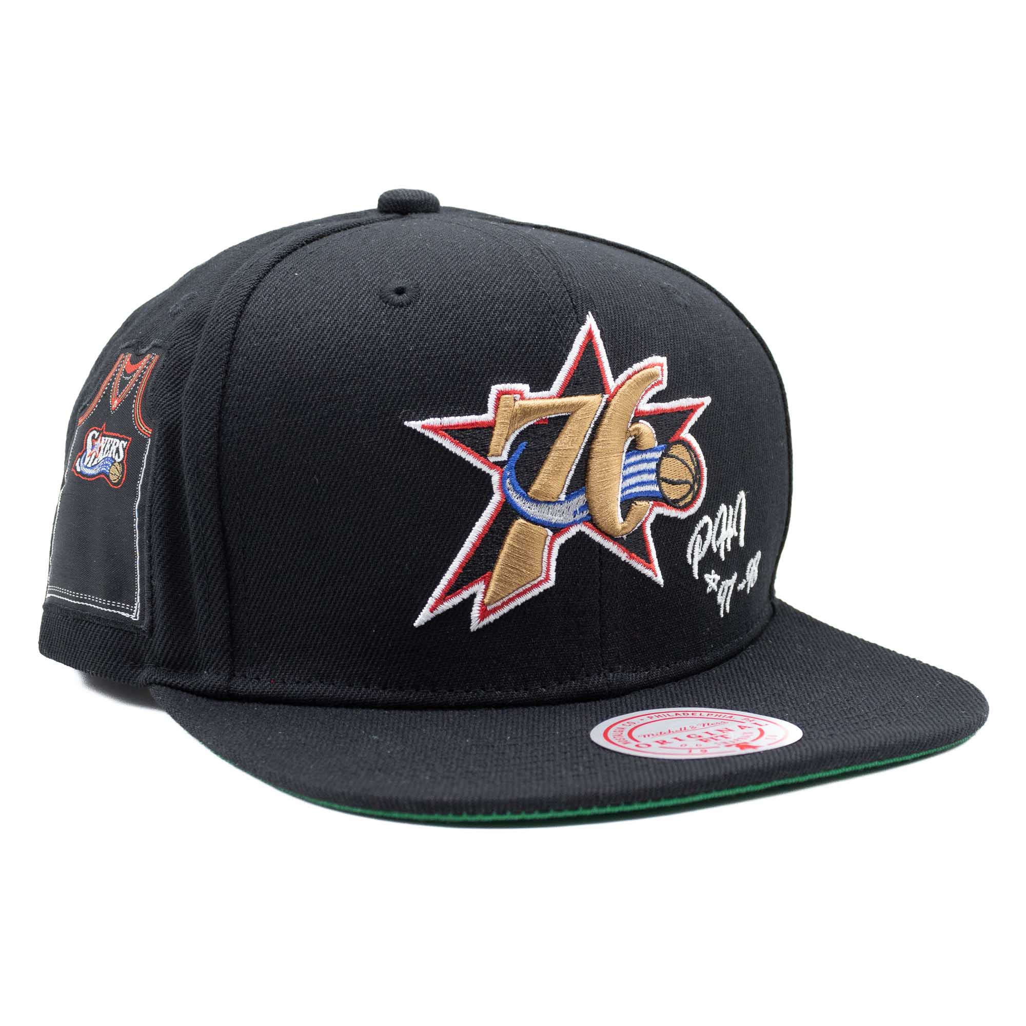 Philadelphia 76ers Jersey Love Mitchell & Ness Snapback NBA Cap Black