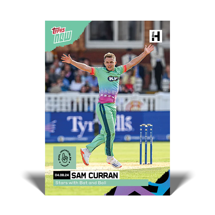 Sam Curran - Stars with Bat and Ball - 2024 The Hundred TOPPS NOW® Card 14