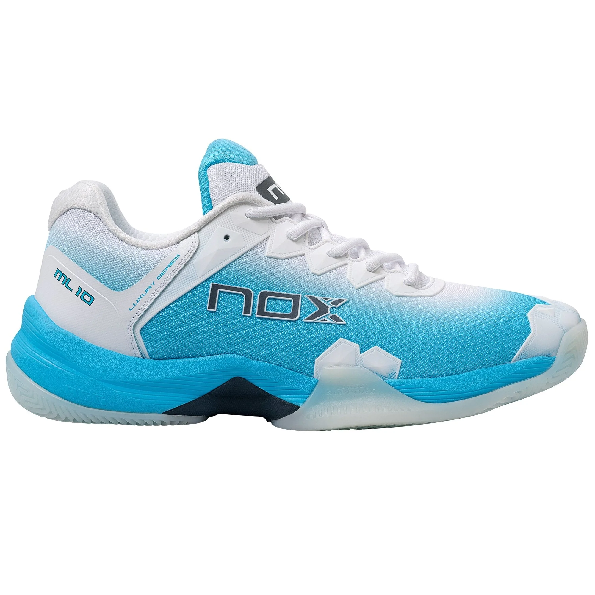 Padel Shoes Nox ML10 HEXA White/Aquarium