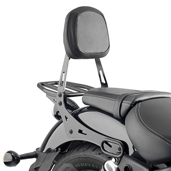 Sissy bar Givi black varnished - BlackROYAL ENFIELD 650 SUPER METEOR 650 - 2023 - 2025Ref: gi1737 / ts9058b
