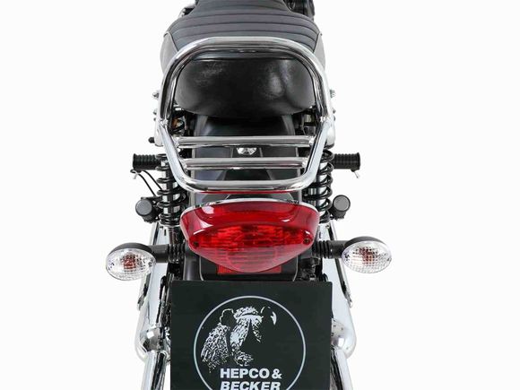 Porte Bagage Hepco & Becker tubulaire - chromeRef : HBE04204A / 6582541 01 02