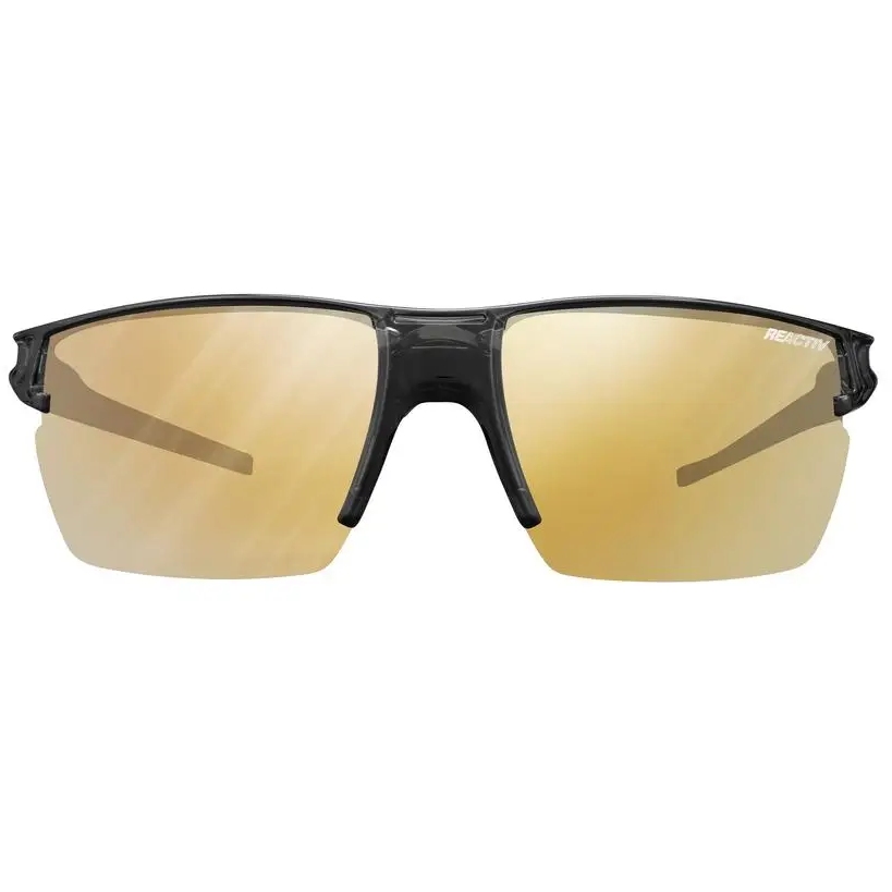 Julbo Outline Sunglasses - Black/Yellow - Multilayer Red Reactive 1-3 Light Amplifier