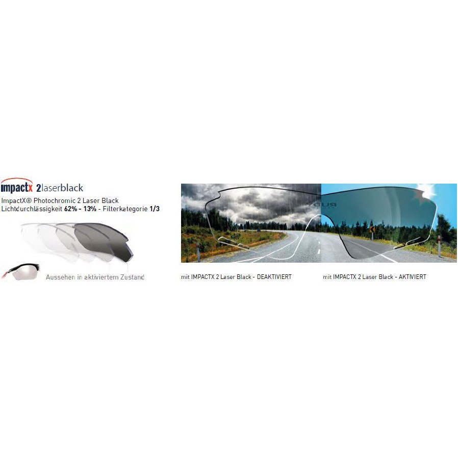 Rudy Project Rydon Glasses - Frozen Ash - ImpactX™ Photochromic 2 Laser Black